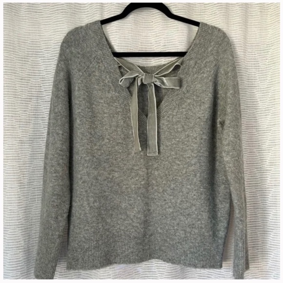 J.Crew bow-back sweater - Picture 1 of 6